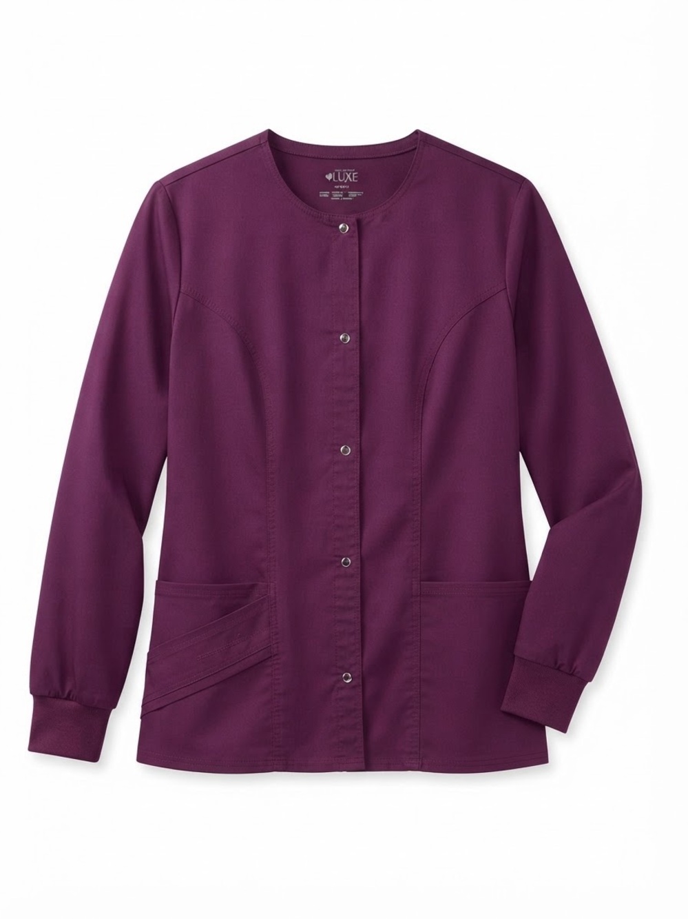 Cherokee Luxe Women's Snap Front Scub Jacket Size Small style 1330